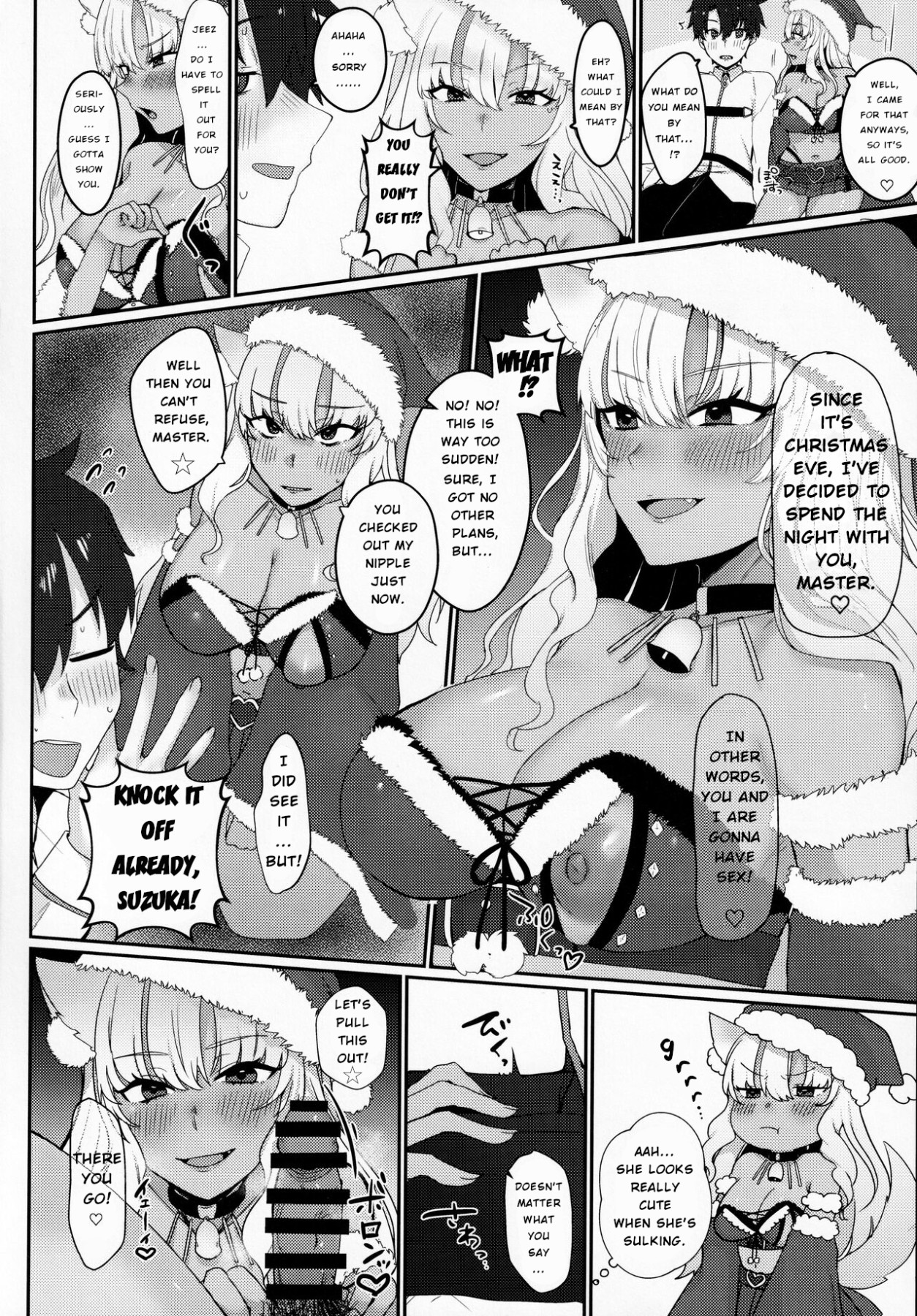 Hentai Manga Comic-Tonight's Schoolgirl Santa!-Read-3